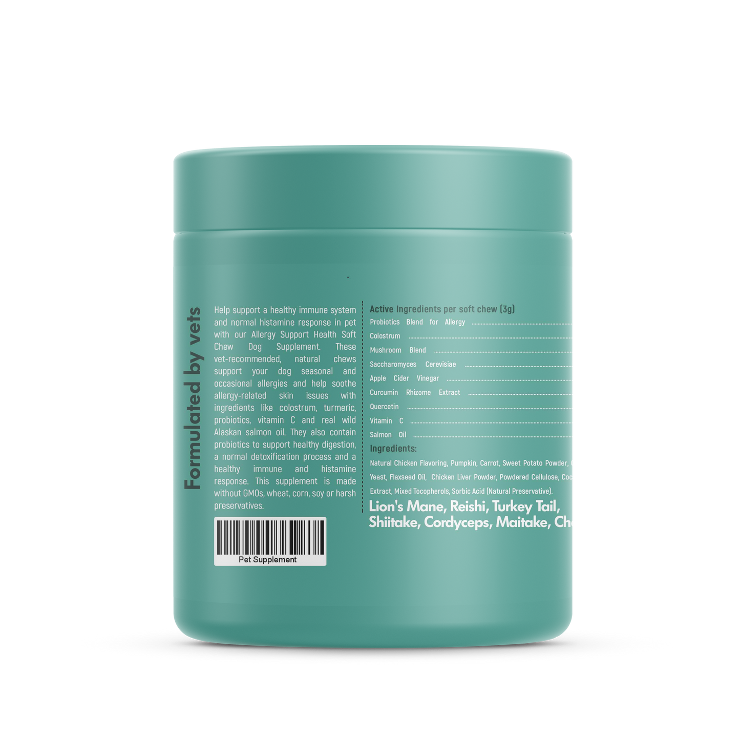 ShroomShield │ Mushrooms & Probiotics Immune And Wellness Support for Dogs
